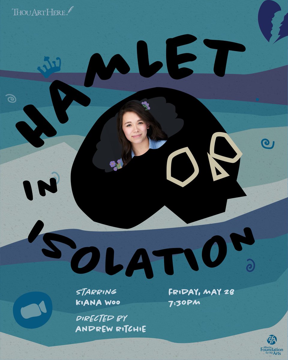 Hamlet in Isolation Performance #2 is
Tonight at 730pm! Link in Bio!
Starring Kiana Woo as Hamlet. Director: Andrew Ritchie, Scenographer: Elise Jason, Stage Manager: Roxanne Cote Technical Director: Trent Crosby
.
.
.
#whoisHamlet #yegtheatre #yegarts