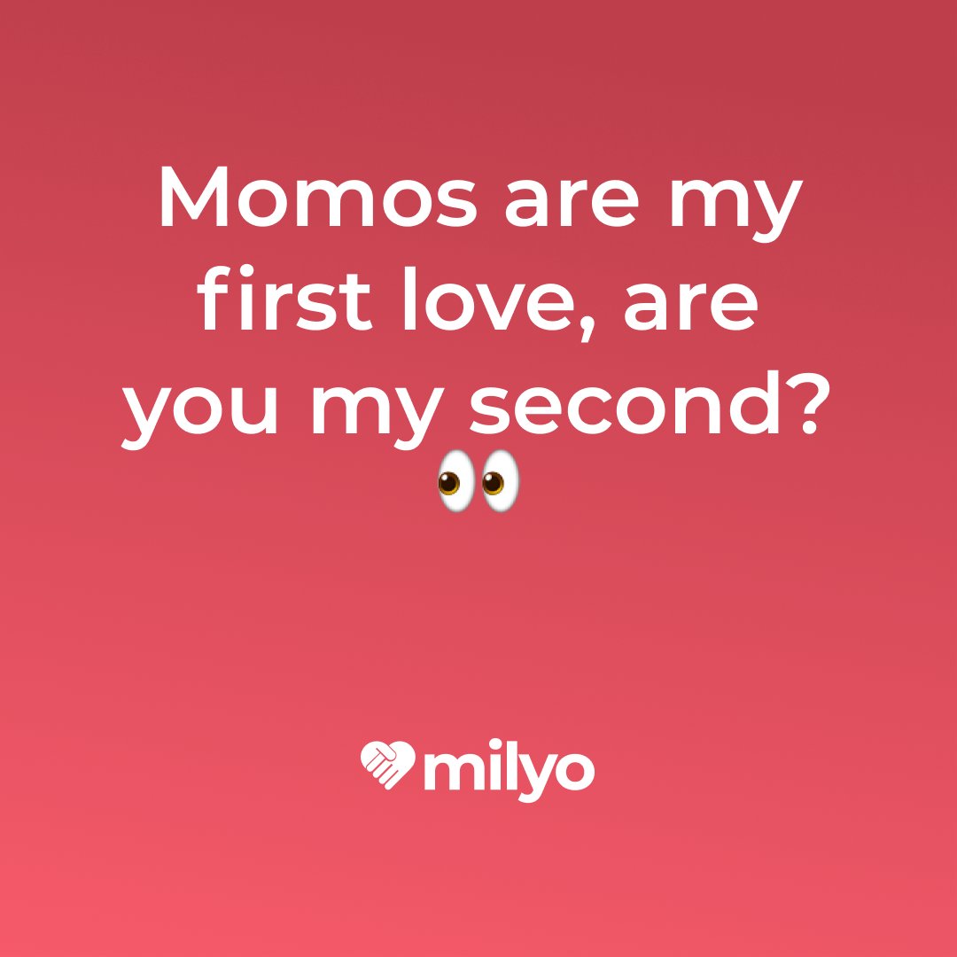 Milyoapp's tweet photo. Cheesy pick up lines to make the first move 👇

#nepaleseflirt #nepalidatingapp #nepalesedatingapp #nepaliflirting #nepalesepickuplines https://t.co/5PpaYV7ppI