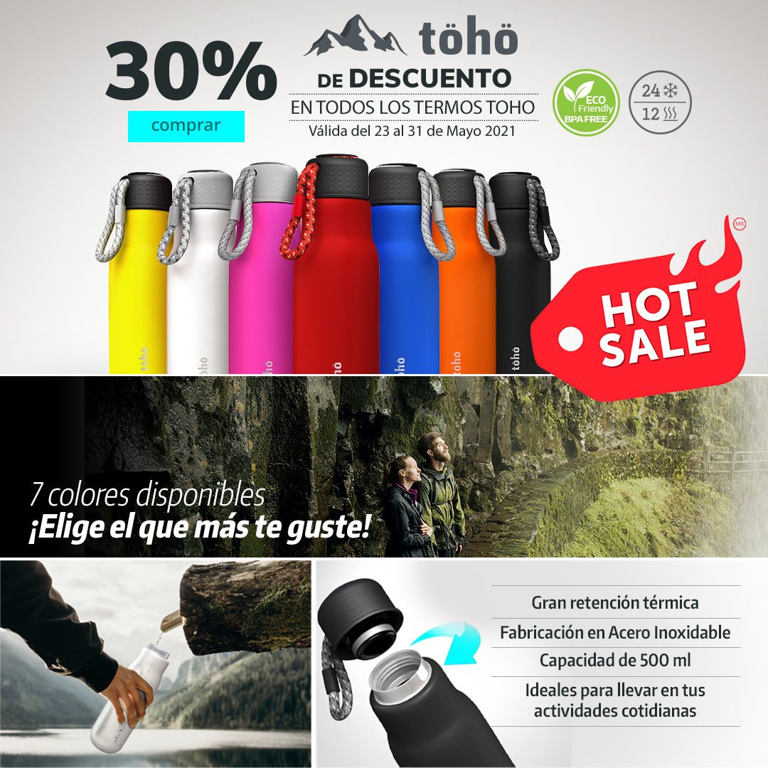 TohoMex's tweet photo. "¡Sólo quedan 2 días de ofertas del HOT SALE!
Visita nuestra tienda online y aprovecha para darte el regalo que siempre has querido.
https://t.co/9RXWtEijbT
.
#hotsale #hotsale2021 #harleydavidson #nebo #leatherman #ledlenser #outdoor" https://t.co/9Rta1f5R1C
