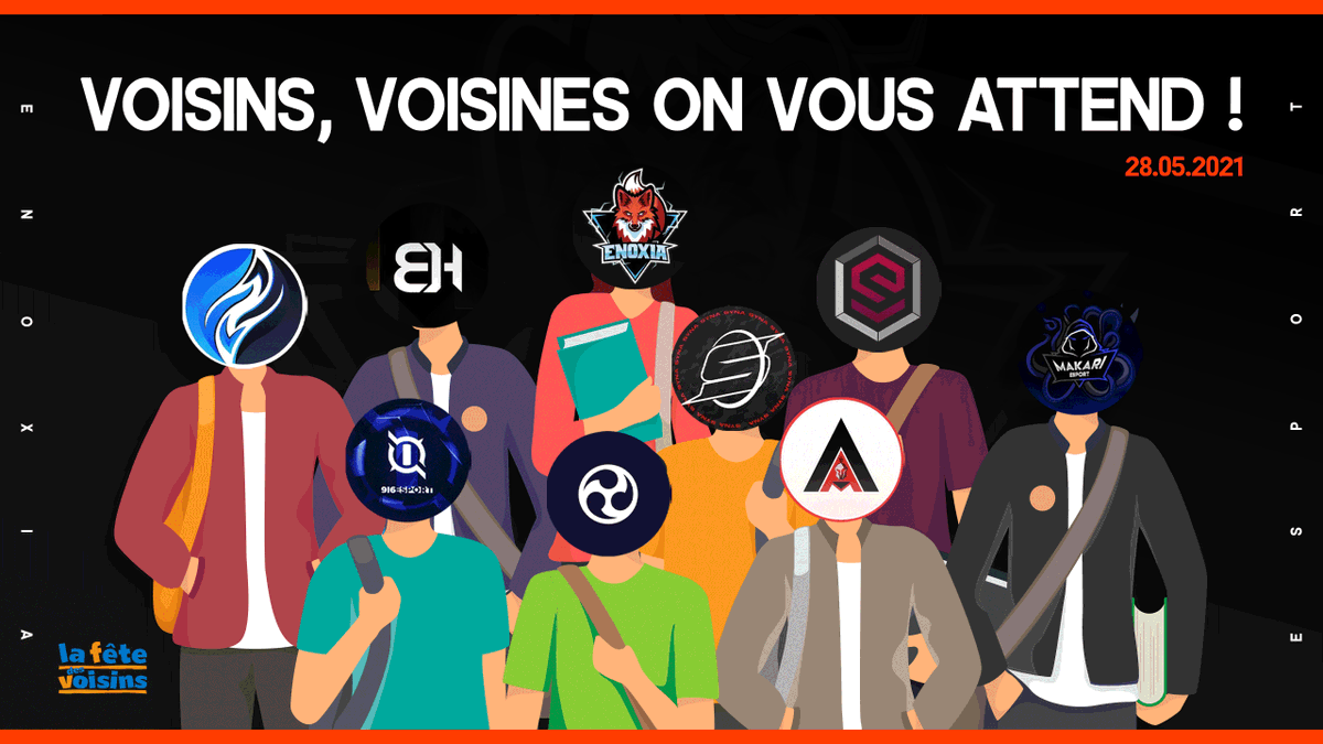 𝐅𝐄̂𝐓𝐄 𝐃𝐄𝐒 𝐕𝐎𝐈𝐒𝐈𝐍𝐒 💗

Il était indispensable pour nous aujourd'hui d'avoir une petite pensée pour nos voisins avec qui nous construisons un esport sain 🥰  

Nous espérons être encore plus nombreux l'année prochaine !

#fetedesvoisins 🎈