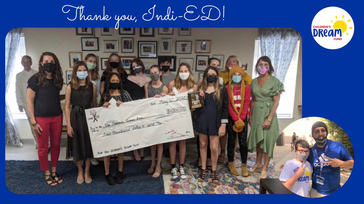 ChildDreamFund's tweet photo. Thank you to the students at Indi-ED for raising funds and awareness through car washes, baked goods sales, and book auctions to make Landon's dream come true! We're truly inspired by these compassionate and courageous students doing good for our community! ☀️ #ChildrensDreamFund https://t.co/27yFCxo3yL