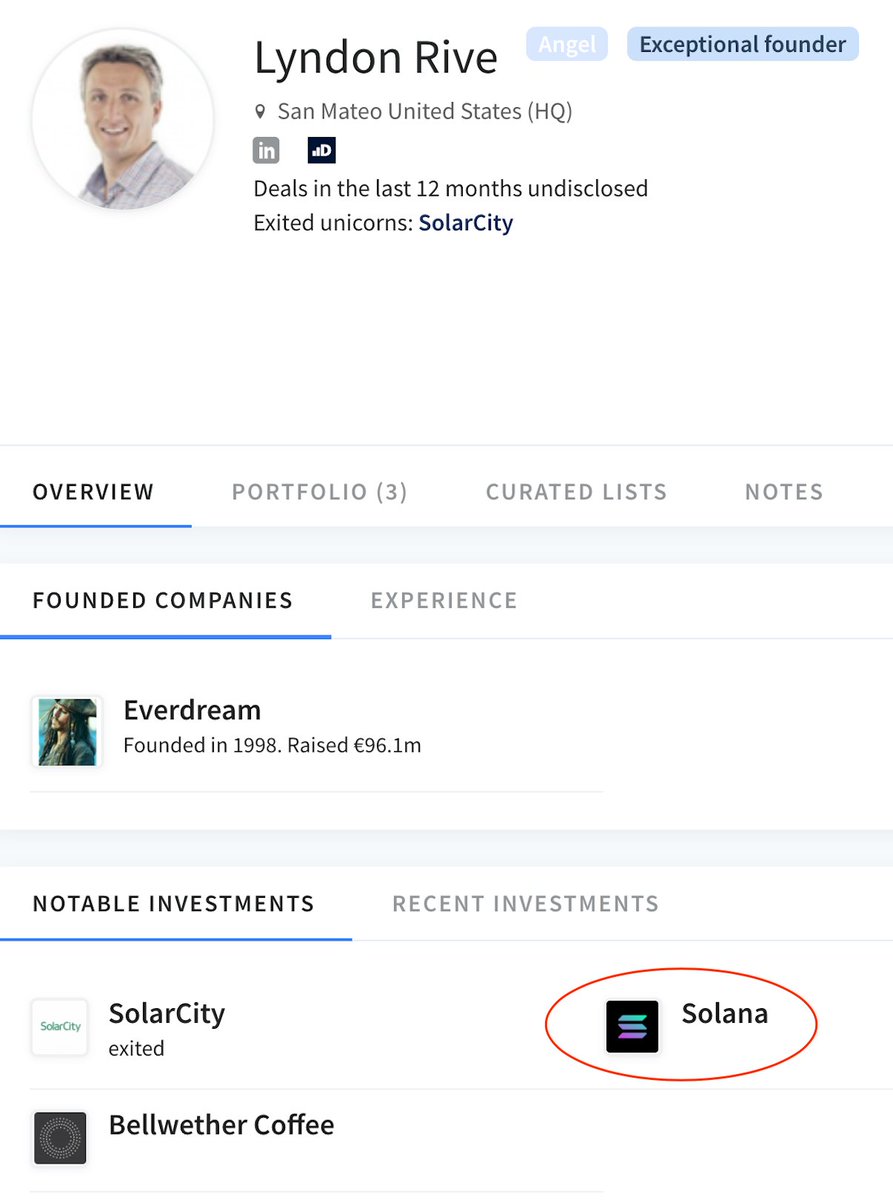 SolanaSoldier's tweet photo. Yes, Elon's cousin Lyndon is an investor in @solana ☀️ https://t.co/VcLoxWOrGZ