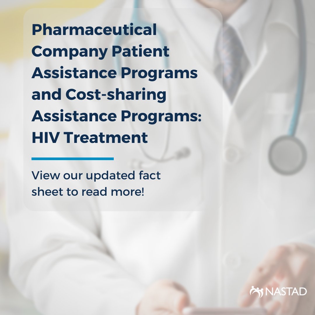 NASTAD's tweet image. Take a look at our updated fact sheet on pharmaceutical patient assistance programs (PAPs) and cost-sharing assistance programs (CAPs) vital to HIV and viral hepatitis medication access in the United States. nastad.org/sites/default/…