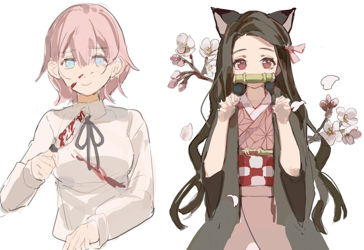 Leriisa_'s tweet photo. some random girls hehe #nezuko https://t.co/3F0BYubm38