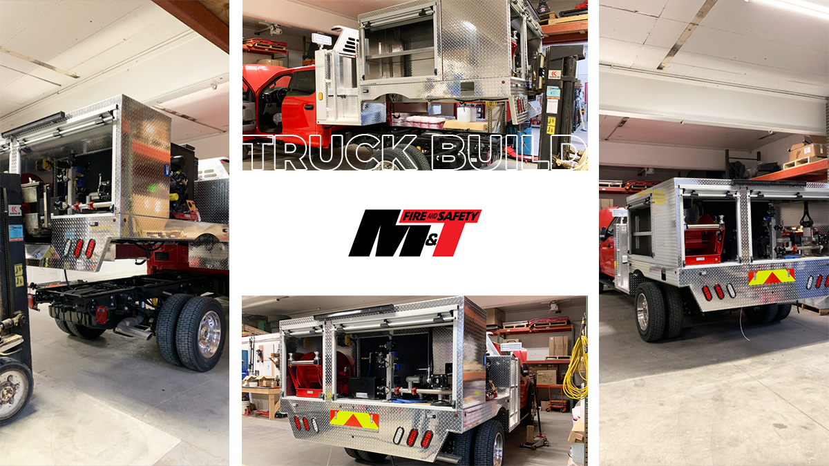 MTFireSafety's tweet photo. It's #FireTruckFriday and we have another update on the #truckbuild for Alamo Rural Fire Protection District. The body has been mounted and bolted down on the second #BrushTruck and plumbing work is underway! #FireTrucks #firefighters https://t.co/hg2TurC9rz