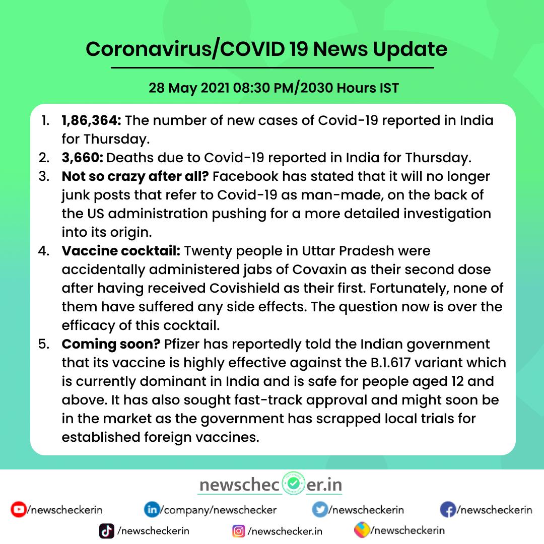 NewscheckerIn's tweet image. West Bengal has extended its lockdown restrictions until June 15.
#COVID19India #VerifiedUpdates