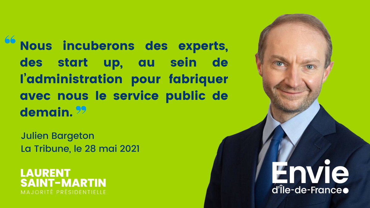 JulienBargeton's tweet image. Dépenser les fonds européens en #IDF, incuber des experts dans l’administration, préparer le #teletravail, dans les #tierslieux, faire un service public plateforme pour les #TPE : merci @LaTribune pour cet entretien nourri avec @MarleneSchiappa sur l’économie pour #regionales2021