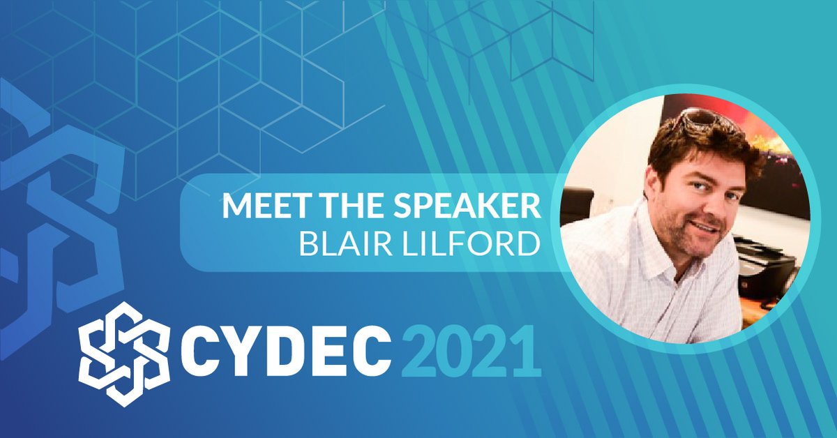 cydecconference's tweet photo. We are pleased to announce @lilford_s one of the founders of Salt Technology Group, as a guest speaker at CYDEC 2021.
To learn more about Blair, and the rest of the CYDEC speakers, visit https://t.co/V2NlF3Ttbp.
#digitisation #digitaleconomy #CYDEC #cryptocurrency #blockchain https://t.co/62qulWivK1