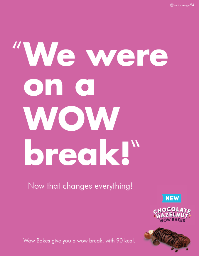 luciadesign94's tweet photo. Some Friday fun!! 
@OneMinuteBriefs of the Day: 
Create posters to show the ultimate WOW break that happens when you eat one of Graze’s WOW Bakes. #WowBakesWowBreaks 
@grazedotcom https://t.co/33te2jiQwb