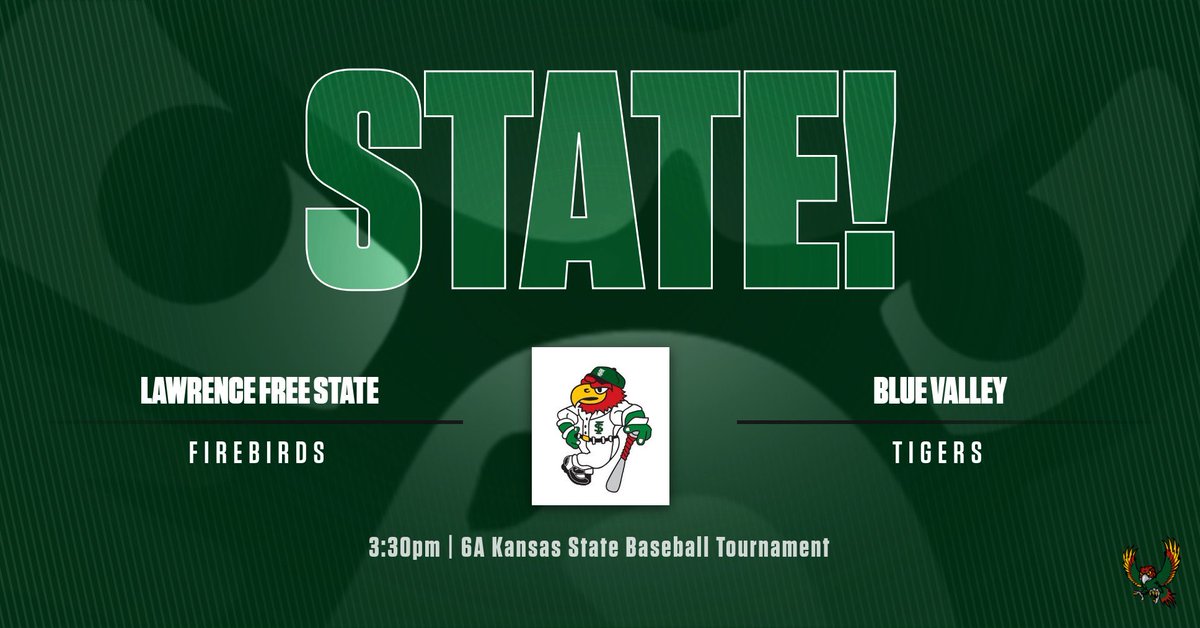 APFaunceLawFS's tweet image. GOOD LUCK to the @LFSHSBaseball Team against Blue Valley in the 6A Kansas State Baseball Tournament!  🔥🐦⚾️  #StateToState  #LetsGoState