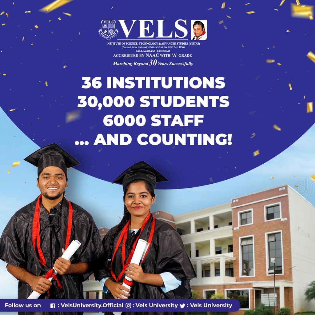 Vels University From Baby Steps We Have Taken Giant Leaps To Where We Stand Today Study At Vels And Become A Part Of This Legacy With Great Curriculum And Amenities Vels University From Baby Steps We Have Taken Giant Leaps To Where We Stand Today Study At Vels And Become A Part Of This Legacy With Great Curriculum And Amenities