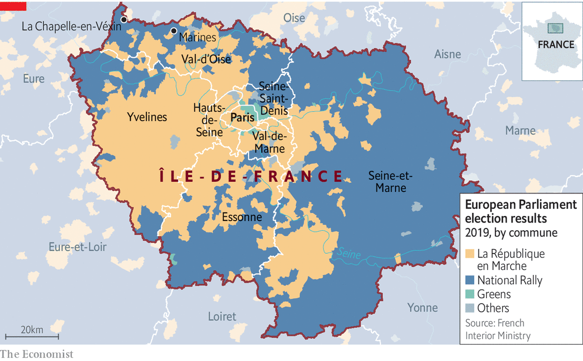 The hidden side to French suburbia. Politics in Paris is increasingly about bicycles, pedestrianisation and the 15-minute city. But in Greater Paris, American-style car-dependent life is the norm. The politics of cars v greenery, in <a href="/TheEconomist/">The Economist</a> this week economist.com/europe/2021/05…