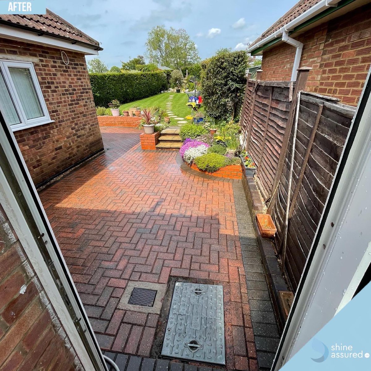 Happy Friday! All in a mornings work. Another patio area deep cleaned for a customer ready for the up coming bank holiday weekend. 

If you would like a quote to deep clean and restore your driveway or patio making it look as good as new then please do not hesitate to contact us.