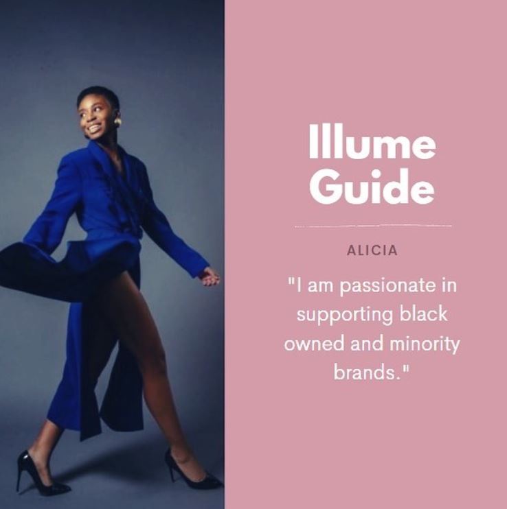 Meet our US Illume Guide Alicia  . ❣️❤️

She is a model, creative director &amp; health advocate based in Atlanta.🇺🇸

#illumenetwork #illumeguides #blackbrands #supportbalckbusiness