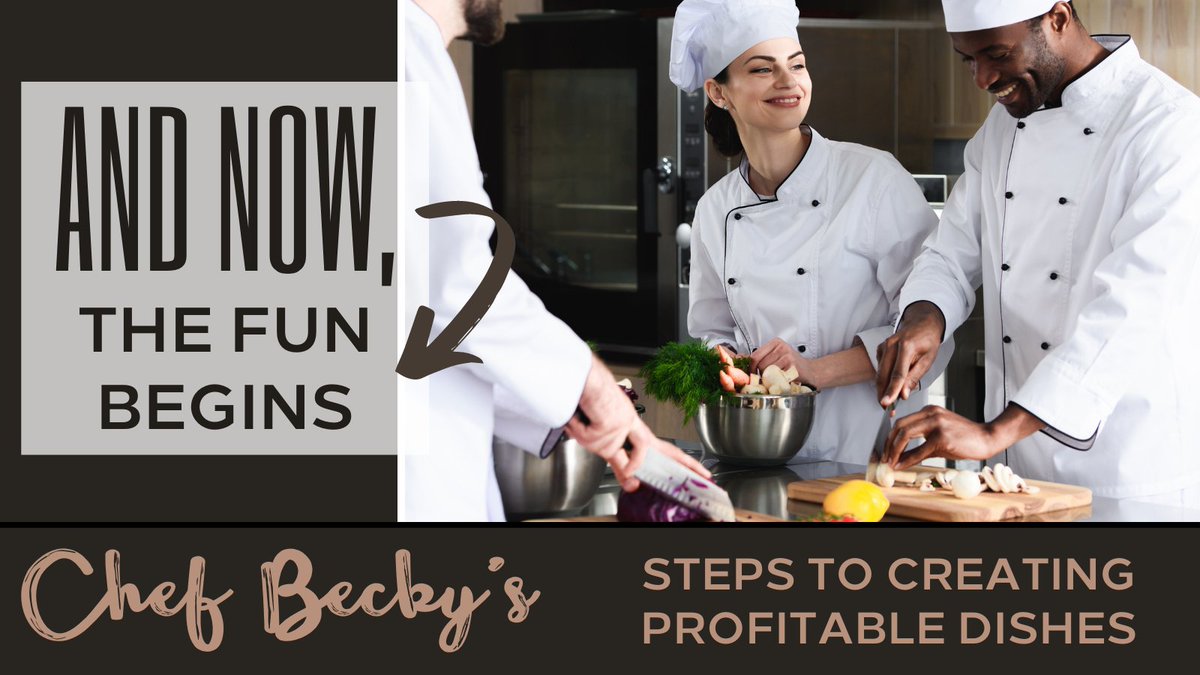 ResultsPDQ's tweet image. 💥 And now ➛ THE FUN BEGINS 💥 As we conclude Chef @BeckyFoulk's blog on how to create profitable dishes, let's make the final adjustments and celebrate ➛ hubs.ly/H0P1hTP0 #culinarydevelopment #profitable #creativemenu #kitchenoperations
