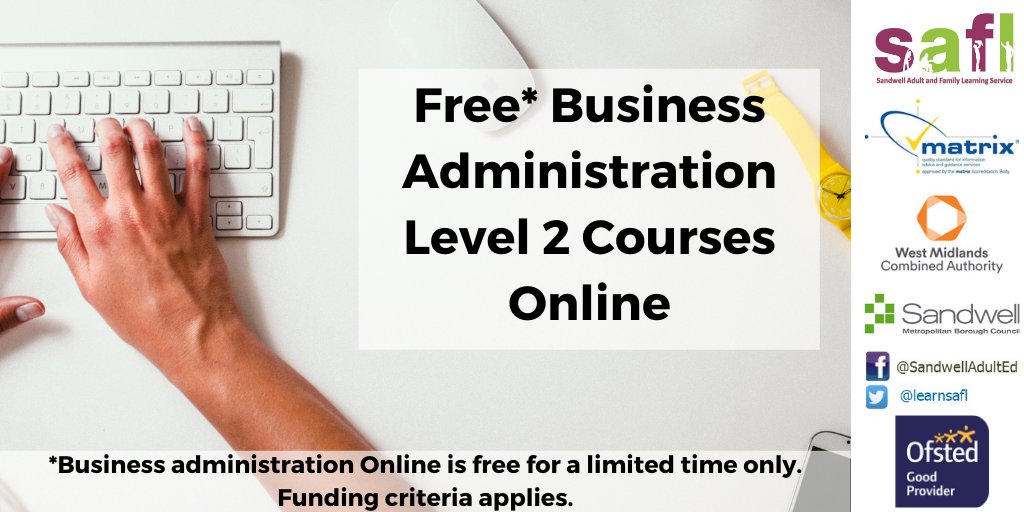 learnsafl's tweet photo. Did you know Business Administration apprenticeships are now only at a Level 3?
Give yourself the best start with our Level 2.
https://t.co/ufqW5KisB8
#StudyAtYourOwnPace
#SAFLOnline
@SCVOSandwell
@sandwellcouncil https://t.co/0yBTCAuGP4