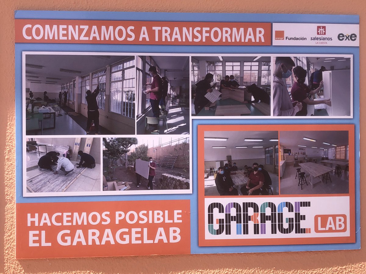 salesianosLC's tweet photo. #Colegio Carteles explicativos del #GarageLabs en @salesianosLC https://t.co/jScp5AvYYn