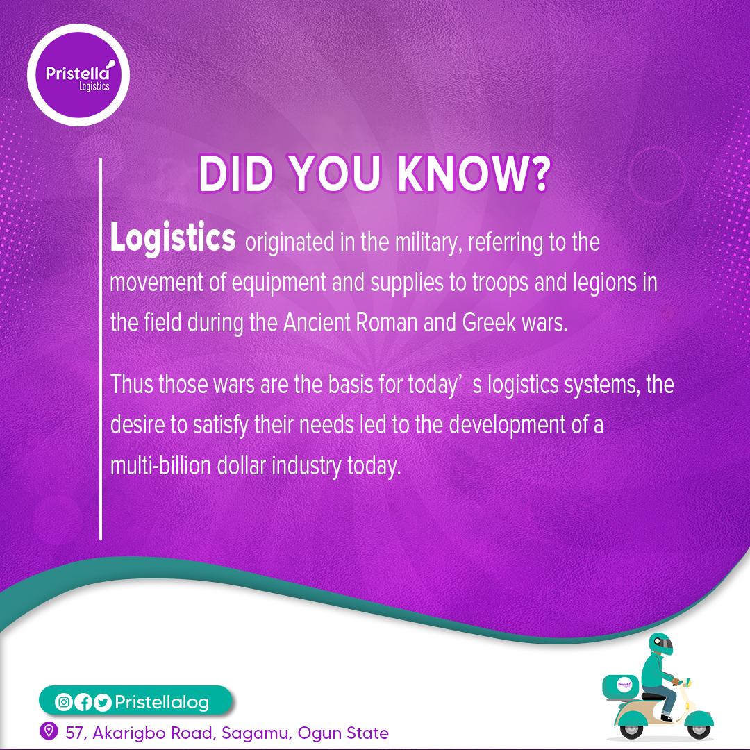 Pristellalog's tweet photo. Thanks to innovative minds even during hard times. Their innovation has led to a stress-free life for today's populace. 

#sagamu #ogun #sagamumua #pristellalog #sagamudelivery #ogundelivery #didyouknow #logistics #funfact #knowledge #sagamulogistics #military #war #fastdelivery https://t.co/pRprmaxDm0