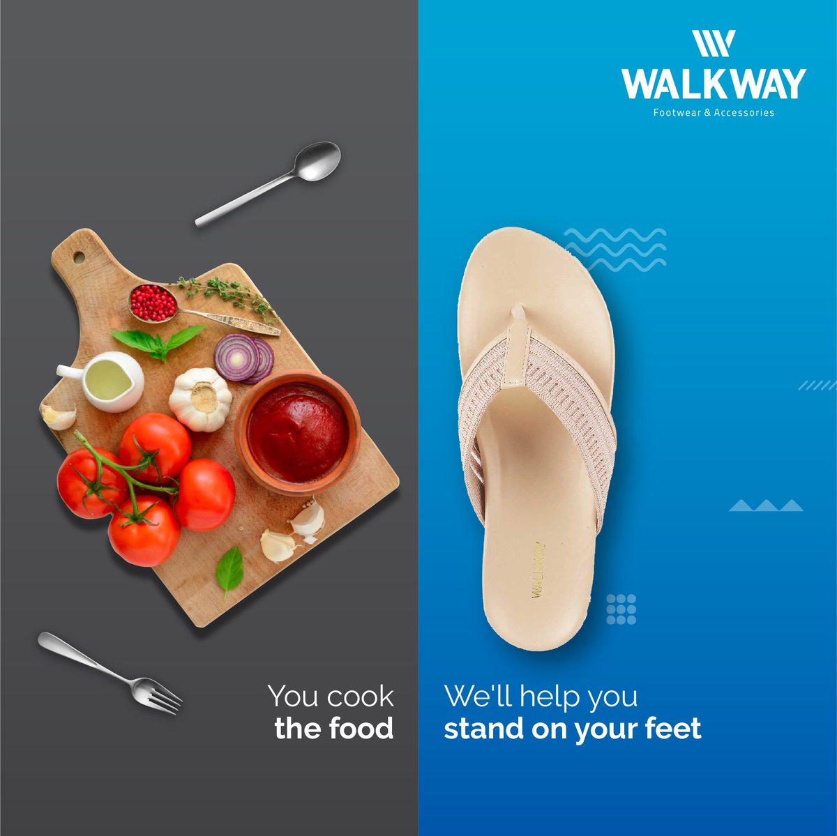 Now make cooking sessions a lot more fun and exciting with our trendy and stylish footwear that is designed to keep you going all day on your feet!

#walkway #trendeveryday #casualwear #casualook #newfashion #slipons #ladieschappal #womensfootwear #trending #budgetshopping