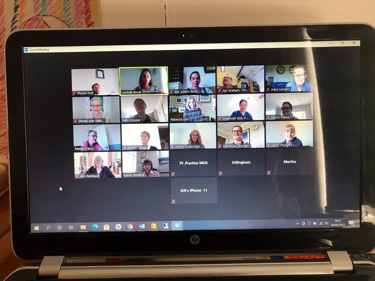 PhysioFirstC's tweet photo. Thanks to all those members that attended our community zoom meeting today! 😁

The meeting was on long Covid and it was a great space full of members asking questions, sharing information and encouraging others in their day to day practice 🙌

#PFcommunity #virtualmeeting https://t.co/H73eUR79DL