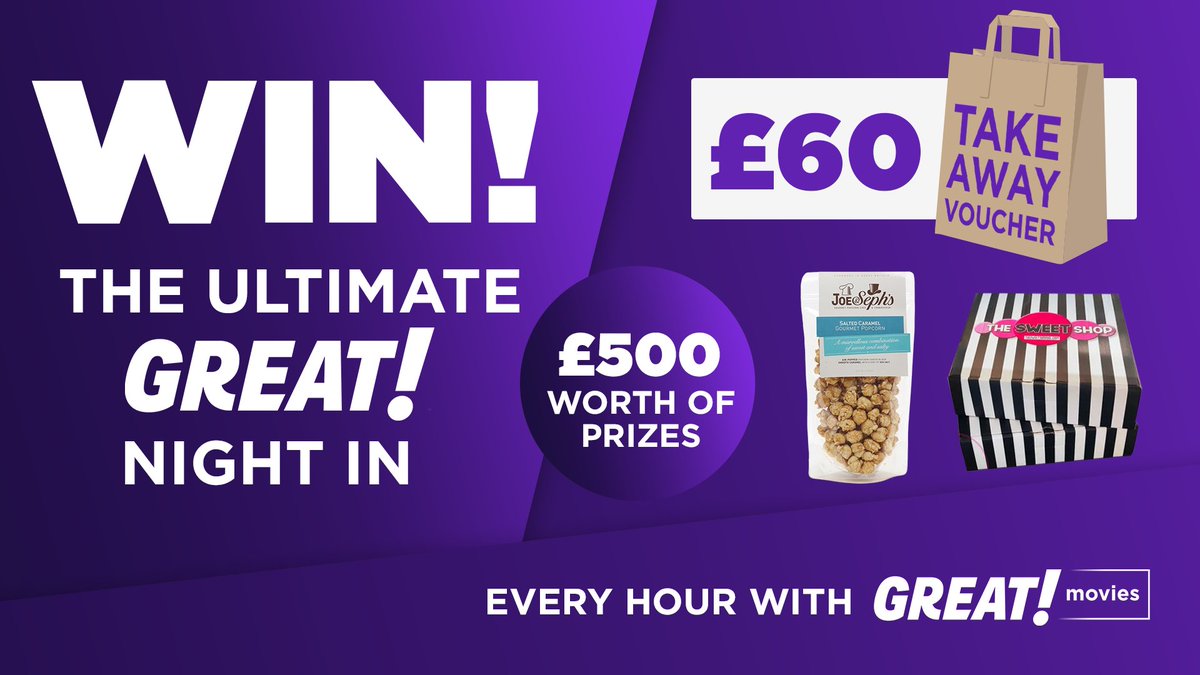 Are you ready? ⏱️ GREAT! 
For your chance to #WIN LIKE, FOLLOW and QUOTE RETWEET this in the next hour! 
Don't forget to use the hashtag #GREATmovies for an extra entry!