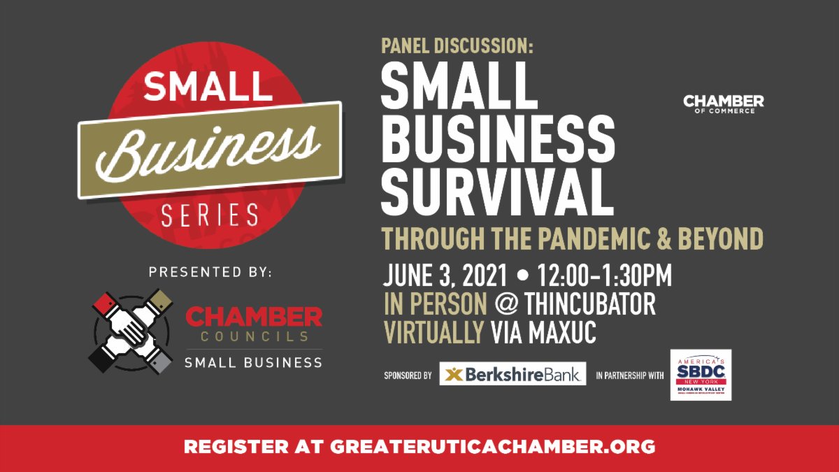 Looking for some tips to help your Small Business keep going?  There are still spots available for our upcoming panel discussion on Thursday 6/3.  Check out the details: conta.cc/3oWGeXk
