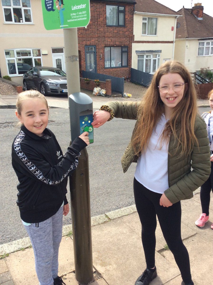 PrimaryArh's tweet photo. Our year6s have been walking in the local community to #beatthestreet @BTSLeicester We hope you will help us by collecting points over half term! https://t.co/qFhK5GX9F2