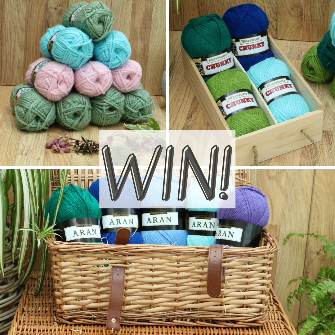 BANK HOLIDAY GIVEAWAY Want to win 6 balls of Aran, Chunky or Super Chunky Yarn? To enter: 1. Follow us! 2. Like this post 3. Tag a friend Closes 9am 1st June and winner will be notified in the comments. (UK only) Want an extra entry? Then enter on our Insta and Twitter pages too!