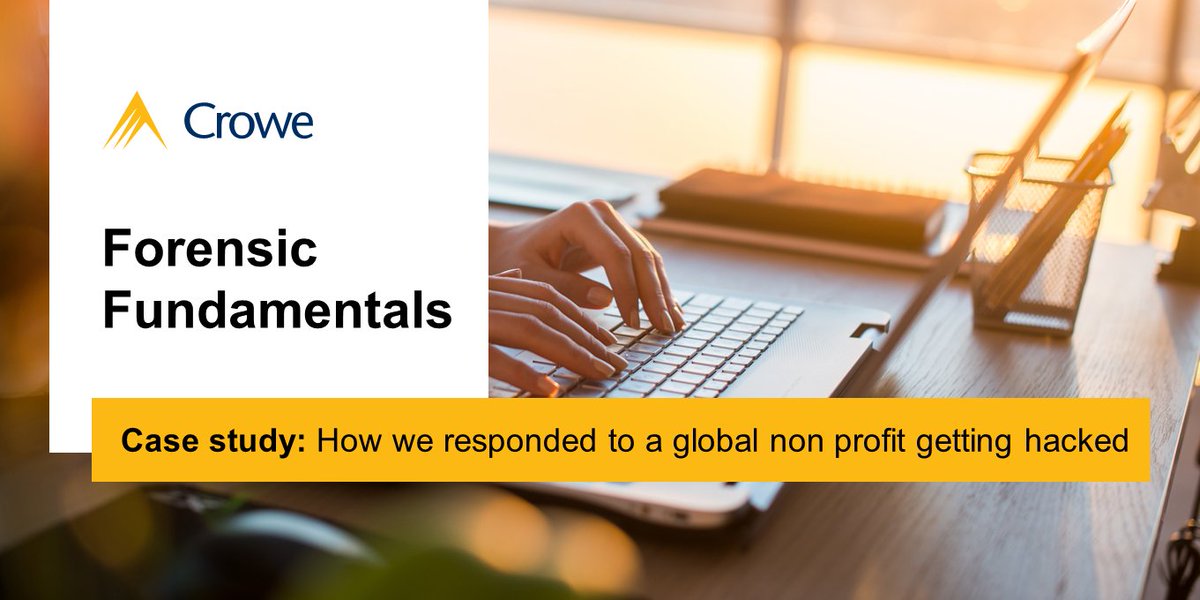 CroweUK's tweet photo. Has your organisation previously been #hacked? This week our #ForensicServices team highlight how we responded to a global non profit falling victim to invoice #fraud. View the article, and find out our #DidYouKnow forensic fact of the week! https://t.co/zuYnTqeRFx https://t.co/EFAybo6hwQ