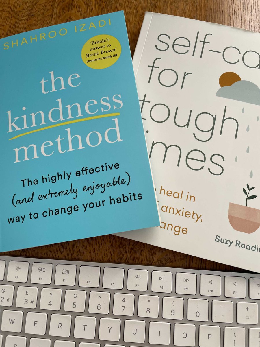 SCoREvents's tweet photo. @SCoRMembers who attended the #radiatewellbeing sessions that included book giveaways, let us know your bank holiday reading has arrived!🌞#thekindnessmethod #selfcarefortoughtimes https://t.co/MtCSGOf1N5