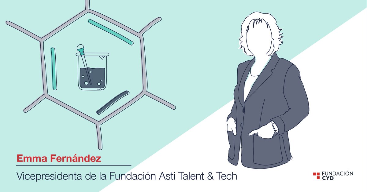Fundacion_CYD's tweet photo. "La #Tecnología es mi pasión", sostiene @EmmaFdezA. Ingeniera en Telecomunicaciones, durante 25 años participó en la transformación de @IndraCompany y actualmente es vicepresidenta de @AstiFoundation. Será ponente en el #DebateCYD sobre mujer y #Ciencia: https://t.co/XTwWpgLInB https://t.co/PH2e7pcJEC