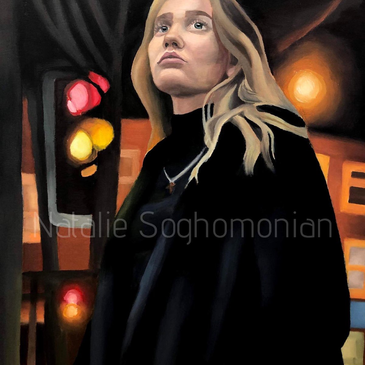 HighdownPArts's tweet photo. Today we are celebrating our incredibly talented Arts students on Twitter and Instagram. Here we have 6th form artist Natalie Soghomonian. The art department are very proud. #EduArtsFest @ASCL_UK @HighdownArt @HighdownSchool https://t.co/2zj7dlIGzu