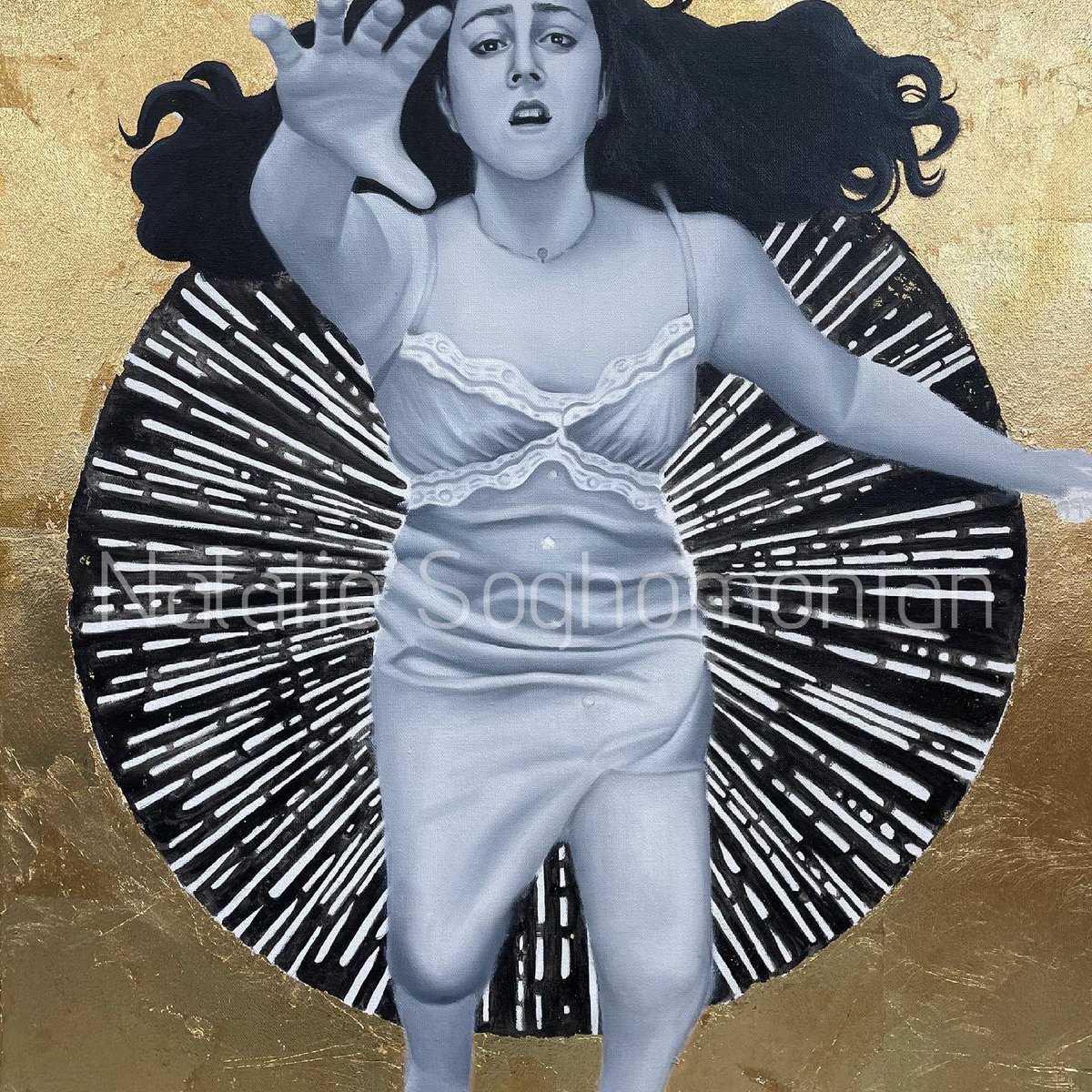 HighdownPArts's tweet photo. Today we are celebrating our incredibly talented Arts students on Twitter and Instagram. Here we have 6th form artist Natalie Soghomonian. The art department are very proud. #EduArtsFest @ASCL_UK @HighdownArt @HighdownSchool https://t.co/2zj7dlIGzu