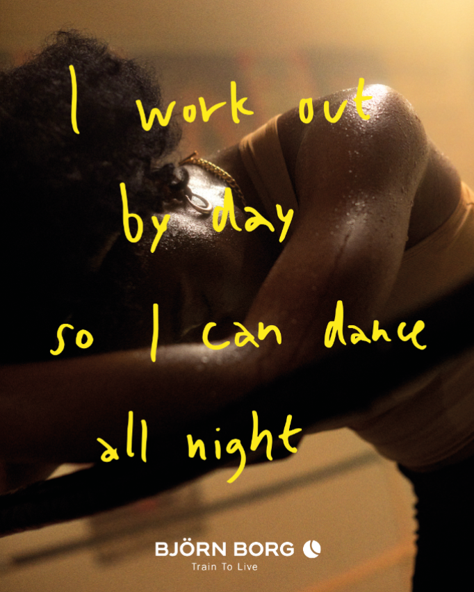 BjornBorgUK's tweet photo. Work out by day so you can dance all night #TrainToLive https://t.co/rN4EB99HlA