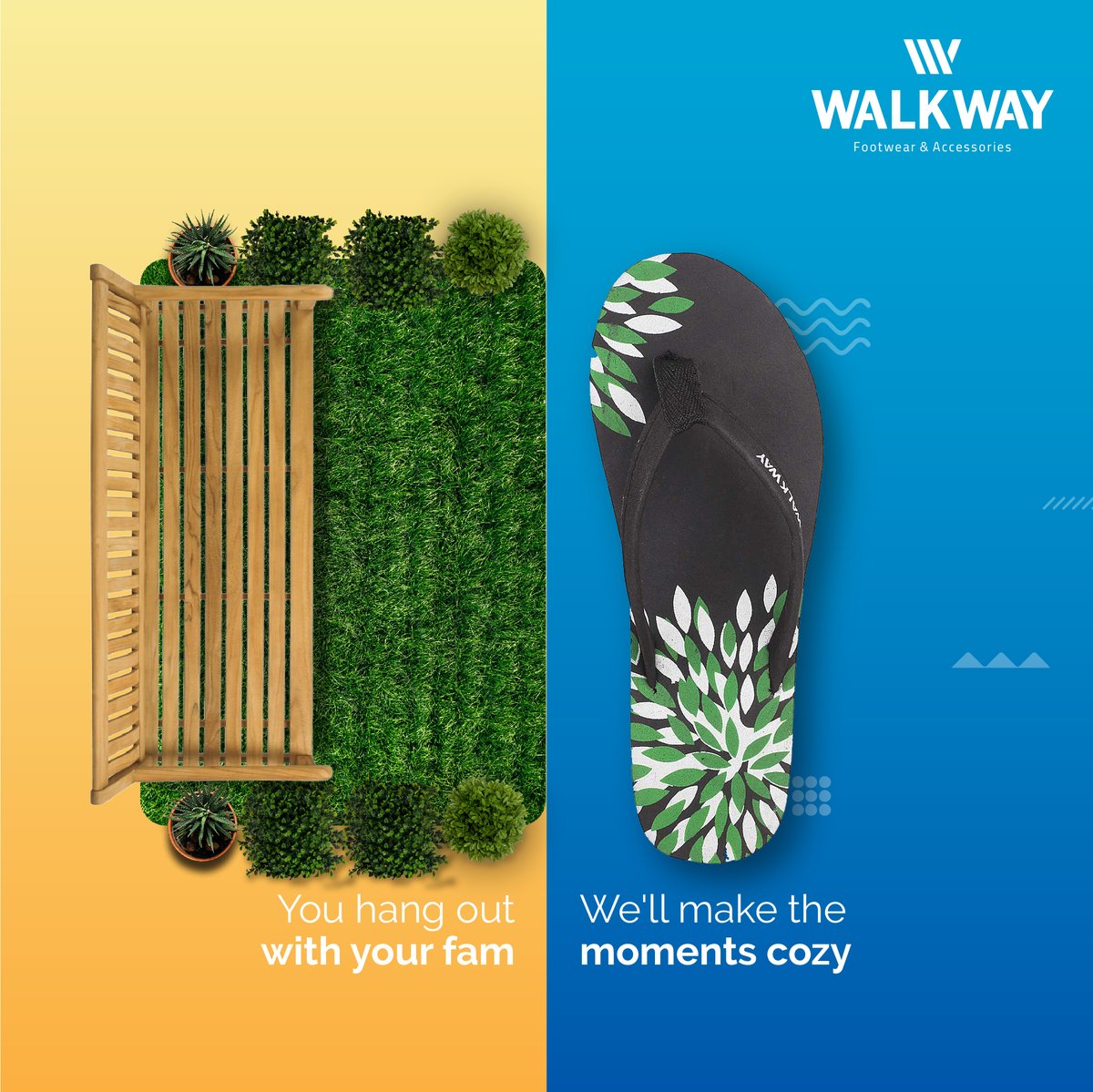 Switch off from the outside world and make moments breezy and comfy with your loved ones in our trendiest comfortable footwear collection. 

#walkway #trendeveryday #casualwear #casualook #slipper #ladieschappal #womensfootwear #trending #budgetshopping #Slippers