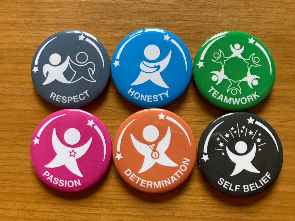 How good do our values badges for Hampshire School Games Week look?! @EnergiseMe_ @YourSchoolGames