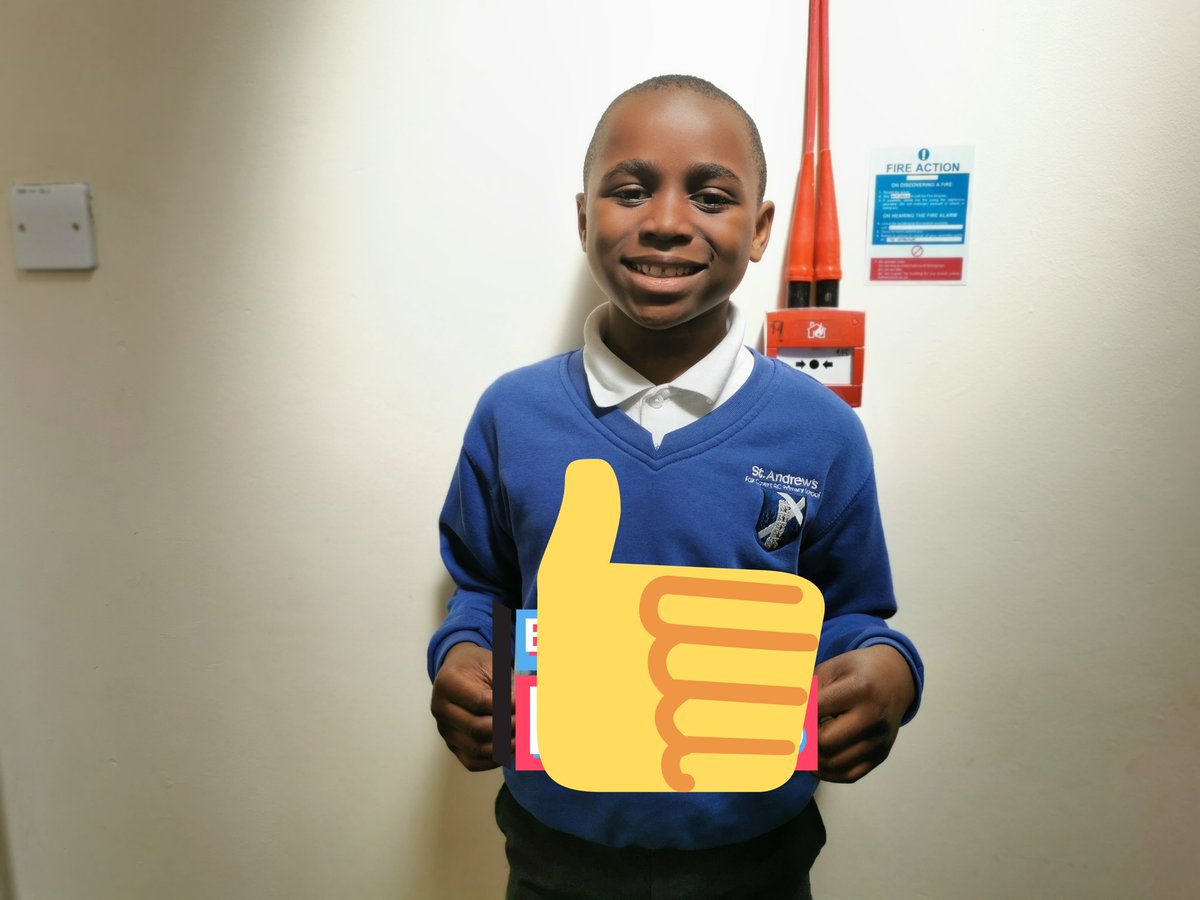 MrOChamberlain's tweet photo. P5 is so proud of our classmate for showing outstanding sportsmanship this week, sharing his skills in PE and helping everyone else to achieve too! Well done! @standrewsFCRC https://t.co/1vTWHuCmaT