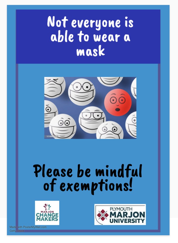 Did you know that approximately 1 in 3 people with a disability note experiencing prejudice toward their disability in day to day life?
One of the Marjon Change Makers, Georgieanna, is working to gather more information about invisible and hidden disabilities and how we...