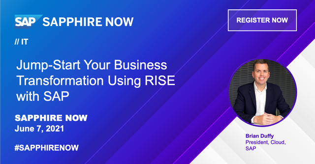 MacholdMelanie's tweet photo. Looking for insights into empowered IT? Check out SAP’s upcoming session on RISE with SAP for their pointers on accelerating your business transformation. Happening June 7, as part of #SAPPHIRENOW. https://t.co/fqDIduangV https://t.co/VCh7owLjPv
