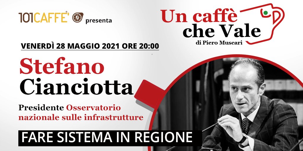 CaffeChe's tweet photo. ✅Non perdere, oggi alle 20, la replica della puntata di #uncaffechevale con Stefano Cianciotta.
✅Se hai perso la prima visione, guarda la puntata su Facebook o YouTube per saperne di più. https://t.co/vLAwly0jwA