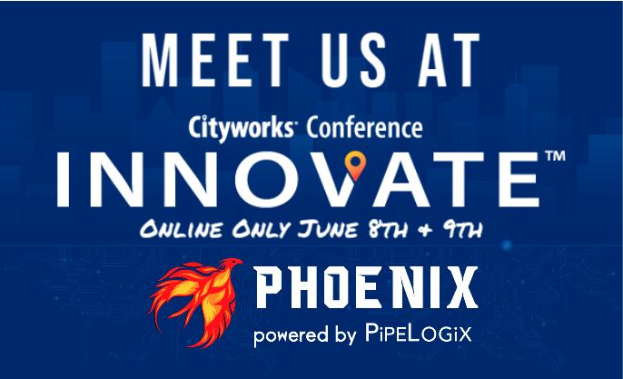 PipeLogix's tweet photo. PipeLogix will be presenting and conducting demos at Cityworks’ online trade show June 8th and 9th. Stop by to see demos of Phoenix and it’s seamless integration with Cityworks.  For more information on the conference or to register for free, click here: https://t.co/4vrLmsaS05 https://t.co/0Zdggqwhv2