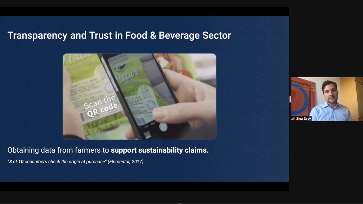 TomazOT's tweet photo. "Any relevant claim, including "green label"-related claims, made by companies in the food supply chains need to be accompanied by trusted data." @DrevZiga #DataIntegrity #OriginTrail #GreenLabels https://t.co/DyOZ033zKu