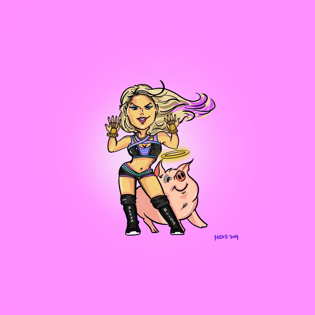 hapiskull's tweet photo. @AlexaBliss_WWE Happy Birthday Larry! Was saddened when I saw just now on Larry-Steve's IG. Thanks for brightening our days with your posts <3 <3 <3 =) (updated sketch from 2019) "For Larry-Steve" =) https://t.co/21ldUu0jSQ