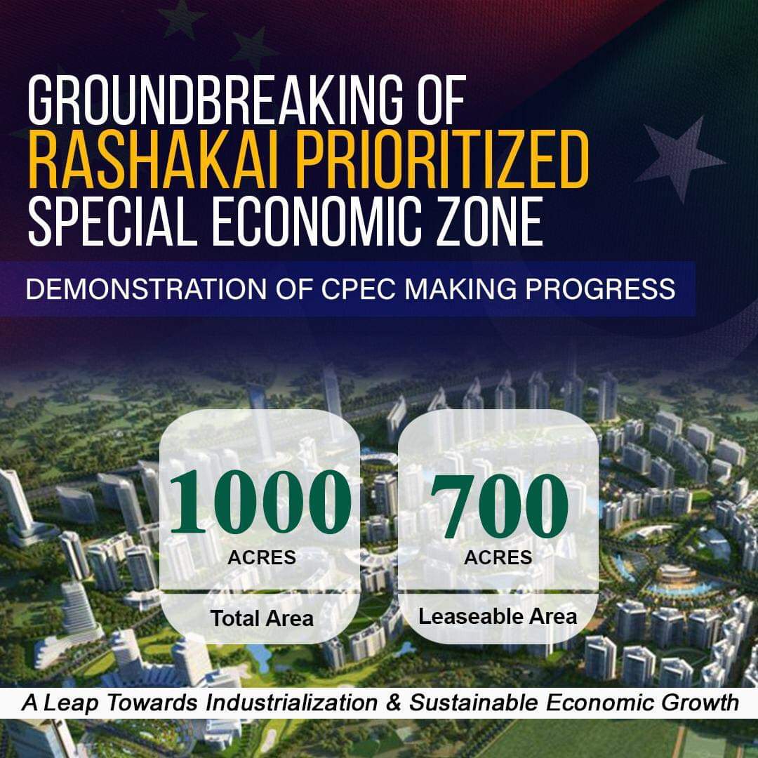 InvestinKP's tweet photo. KP is now becoming a hub for domestic &amp; foreign investment. Country's first Prioritized Special Economic Zone under CPEC in Rashakai formally inaugurated today by the Prime Minister. So far, more than 2,000 investors have applied to invest in the SEZ. 
#CPECMakingProgress https://t.co/TCMVfPpwWf