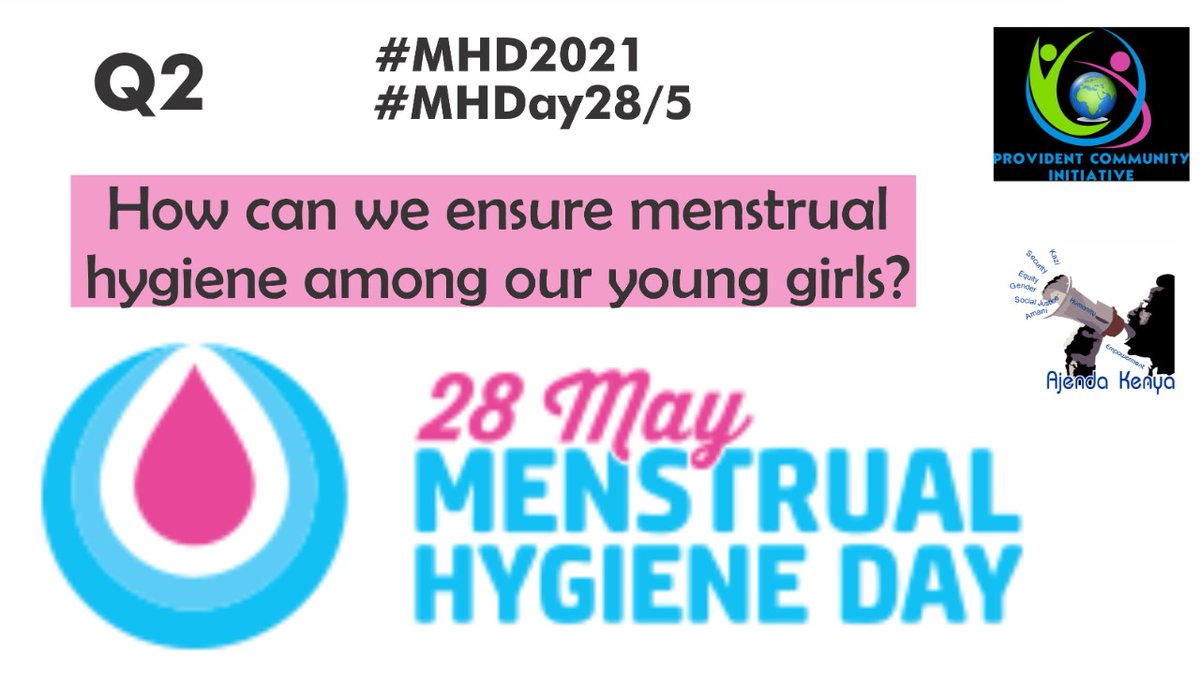 AjendaKenya's tweet photo. How can we ensure menstrual hygiene among our young girls @pcommunityinit1
#MHDay2021
#MHDay28/5
#PeriodNiNormal https://t.co/IobSZEqDcG