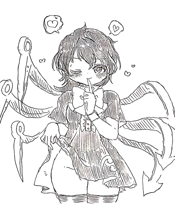 らくがき①
チラ見せぬぇちゃ 