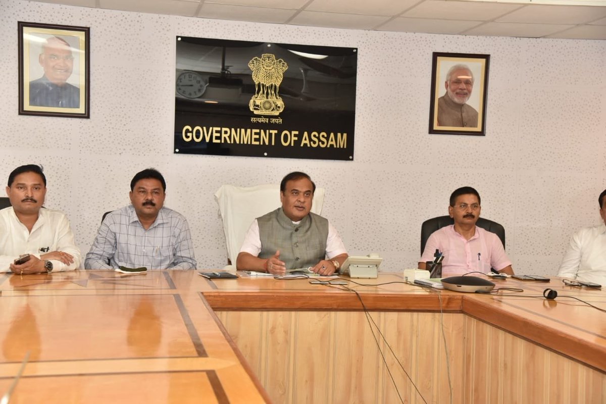 himantabiswa's tweet photo. #SevaHiSangathan 

Our MPs, MLAs and all leaders will visit 10,000 villages of Assam &amp; educate people on #Covid appropriate behaviour and precautions to be taken to ensure we are able to contain the pandemic. 2/2

@JPNadda @blsanthosh @PandaJay @BJP4India @BJP4Assam https://t.co/HU5pvFqZyw