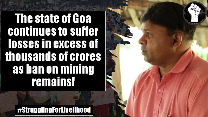 GoaFront's tweet photo. Resume mining in Goa for economic development. #StrugglingForLivelihood #Mining #GoaMining #JusticeForLivelihood #SaveJobsSaveGoa #SaveGoanLivelihoods @BJP4Goa @NSawaikar @TendulkarBJP @ShetSadanand @INCGoa @girishgoa @digambarkamat @goacm @BabuKavlekar @shripadynaik @AAPGoa https://t.co/LffQfn2XJp