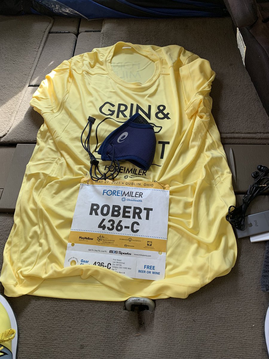 robertmuhammad's tweet photo. @MemorialGolf @M3SSports #FOREMiler Wonderful time yesterday at Muirfield Village Golf ⛳️ Club completing the 4 Mile Run 🏃🏿♂️ https://t.co/1mkhbNFazd