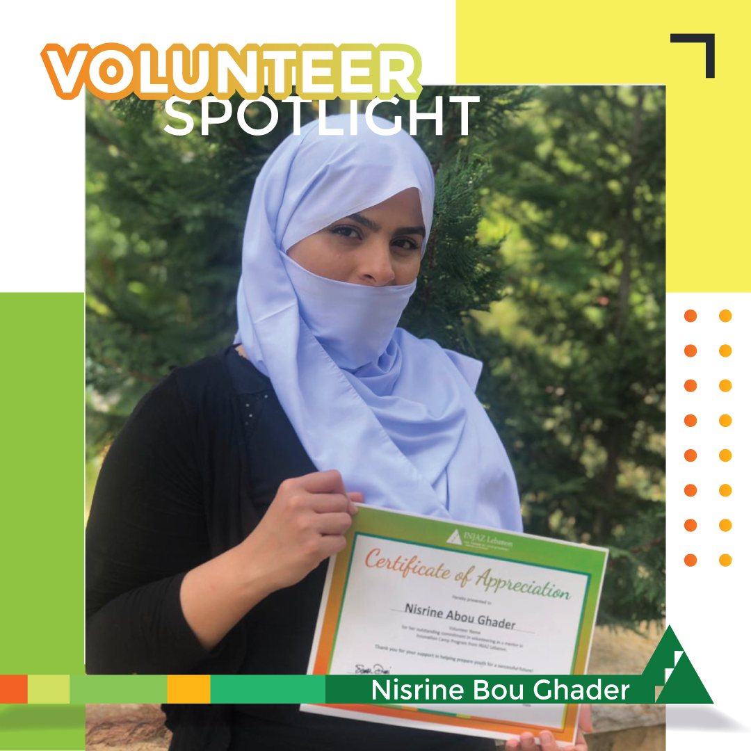 INJAZLebanon's tweet photo. She volunteered to deliver 6 INJAZ programs & mentor youth! Four #ICAMPs, Two #ItsMyBusiness, while she also keenly has her eye on the #CompanyProgram. Meet @nisrineaboughader!
She's one among many ⭐️ INJAZ Volunteers Superstars ⭐️ whom we'd like to introduce to, stay tuned! https://t.co/oiXrXscDVx